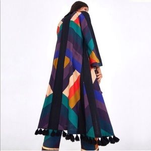 FARM RIO Amanda Stripe Linen Blend Kimono NWT